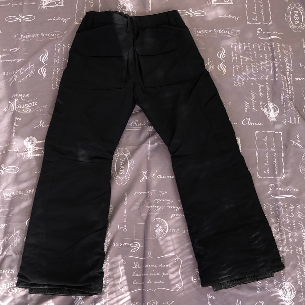 Boy's Boulder Gear Bolt Black Cargo Ski Pants Sz. XL